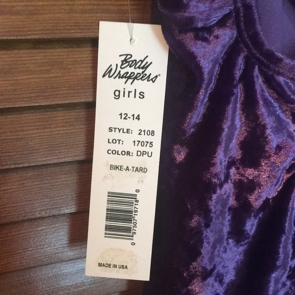 Bike-A-Tard Body Wrappers Girls size 12-14 NWT - Picture 4 of 4